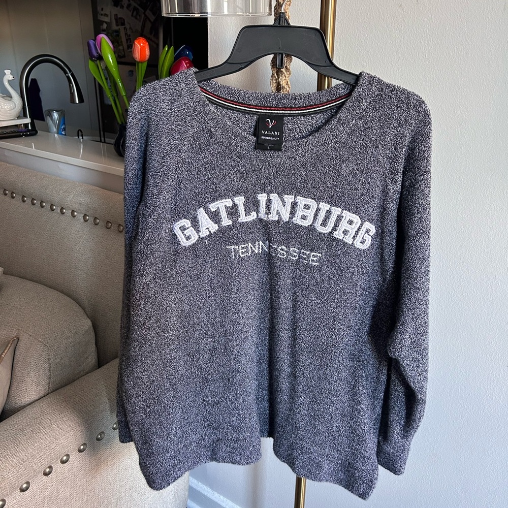 Gray Gatlinburg Tennessee Sweater